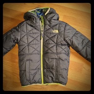 Boys Reversible North Face Perrito